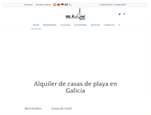 Tablet Screenshot of casasplayagalicia.com